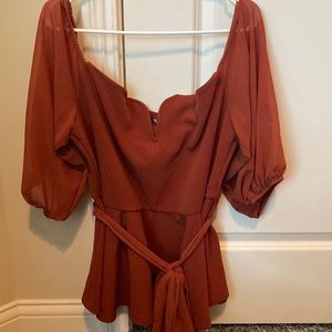 Plus size blouse